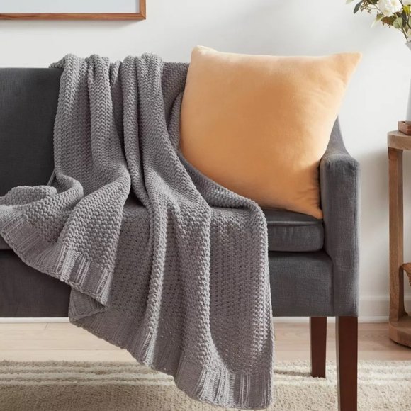 Threshold Other - SOLD - Solid Chenille Knit Throw Blanket from Threshold